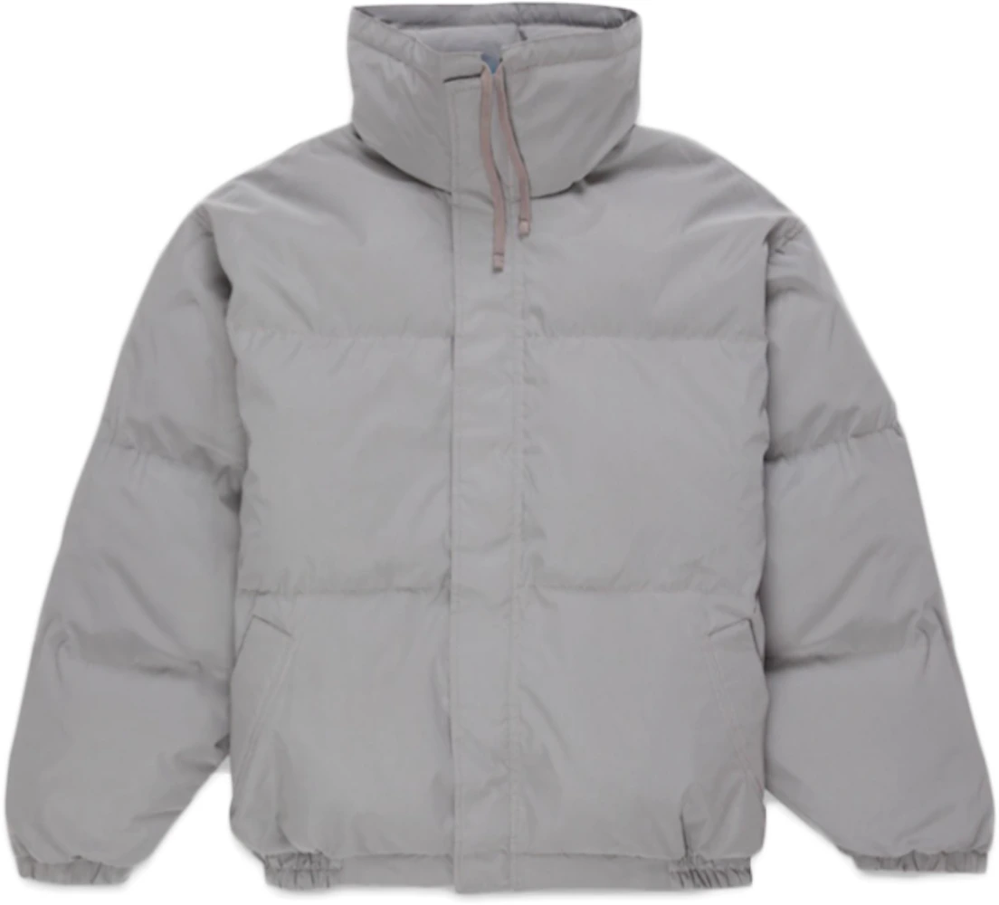 Fear of God Essentials Puffer Jacket Silver Reflective - SS20 - US