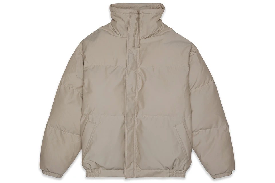 Fear of God Essentials Puffer Jacket Taupe