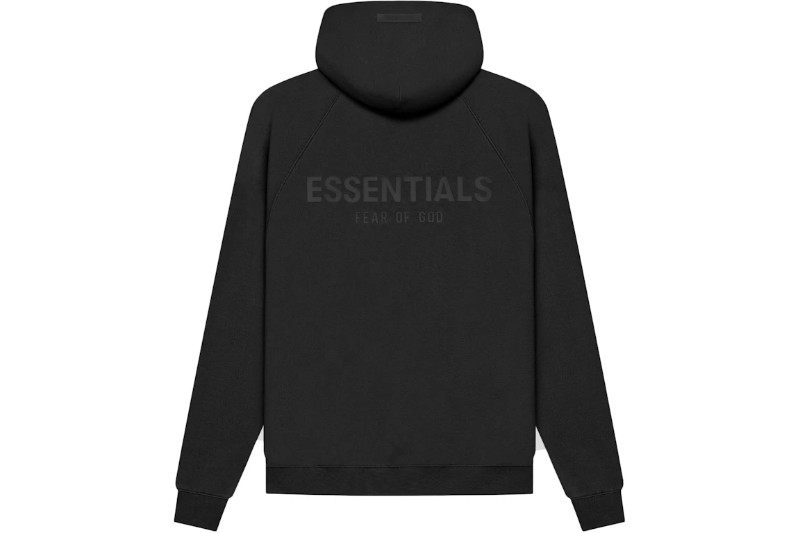 Fear of God Essentials Pull-Over Hoodie (SS21) Black/Stretch Limo
