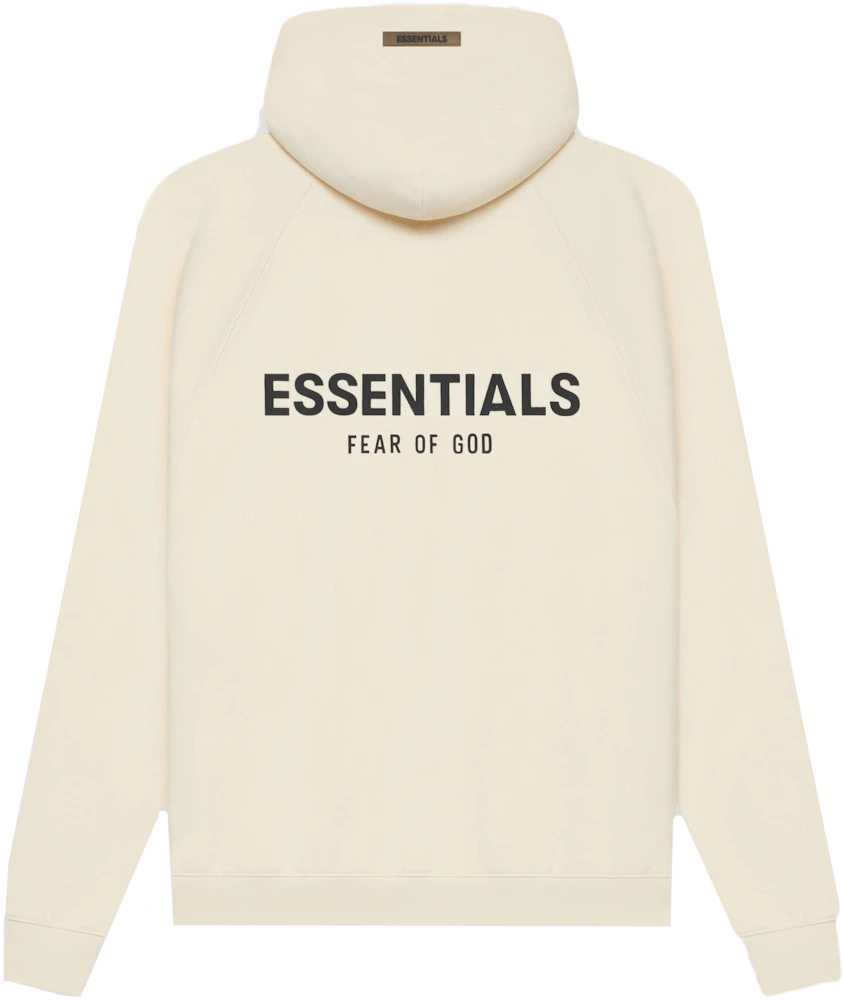 Fear of God Essentials Pull-Over Hoodie (SS21) Cream/Buttercream - SS21 - GB