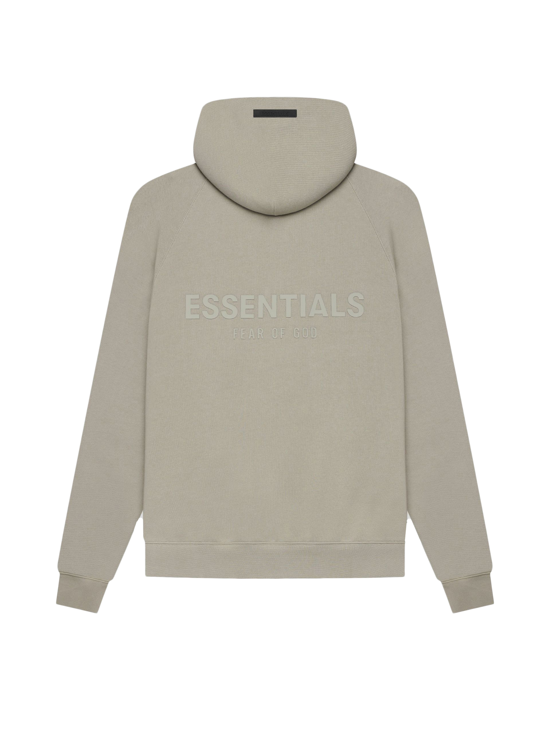 Fear of God Essentials Pull-Over Hoodie (SS21) Moss/Goat - SS21 - US