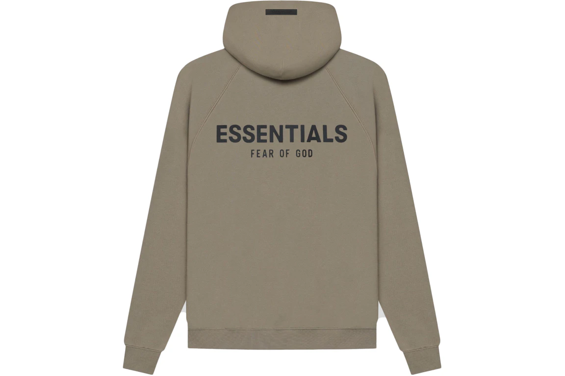 Fear of God Essentials Pull-Over Hoodie (SS21) Taupe