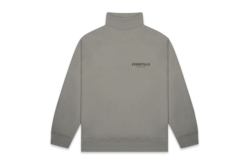 Fear of God Essentials Pull-over Mockneck Sweatshirt Charcoal/Grey 