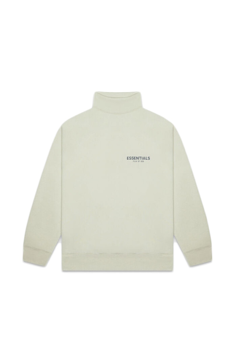 Fear of God Essentials Pull-over Mockneck Sweatshirt Alfalfa Sage