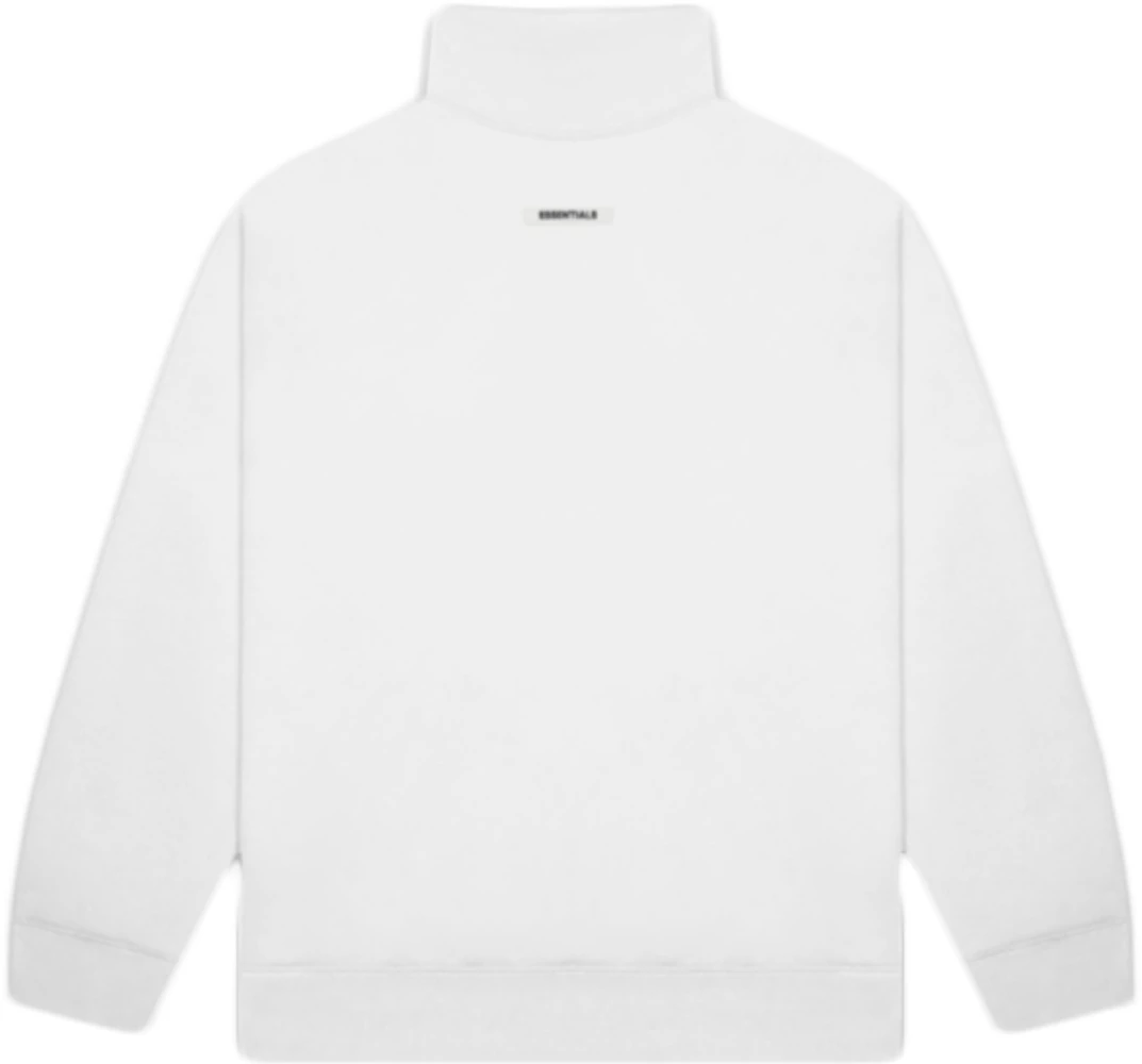 Fear of God Essentials Pull-over Mockneck Sweatshirt White - SS20 - US