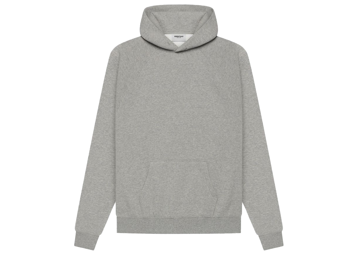 Fear of God Essentials Pullover Hoodie Dark Heather Oatmeal Men's - SS21 -  US