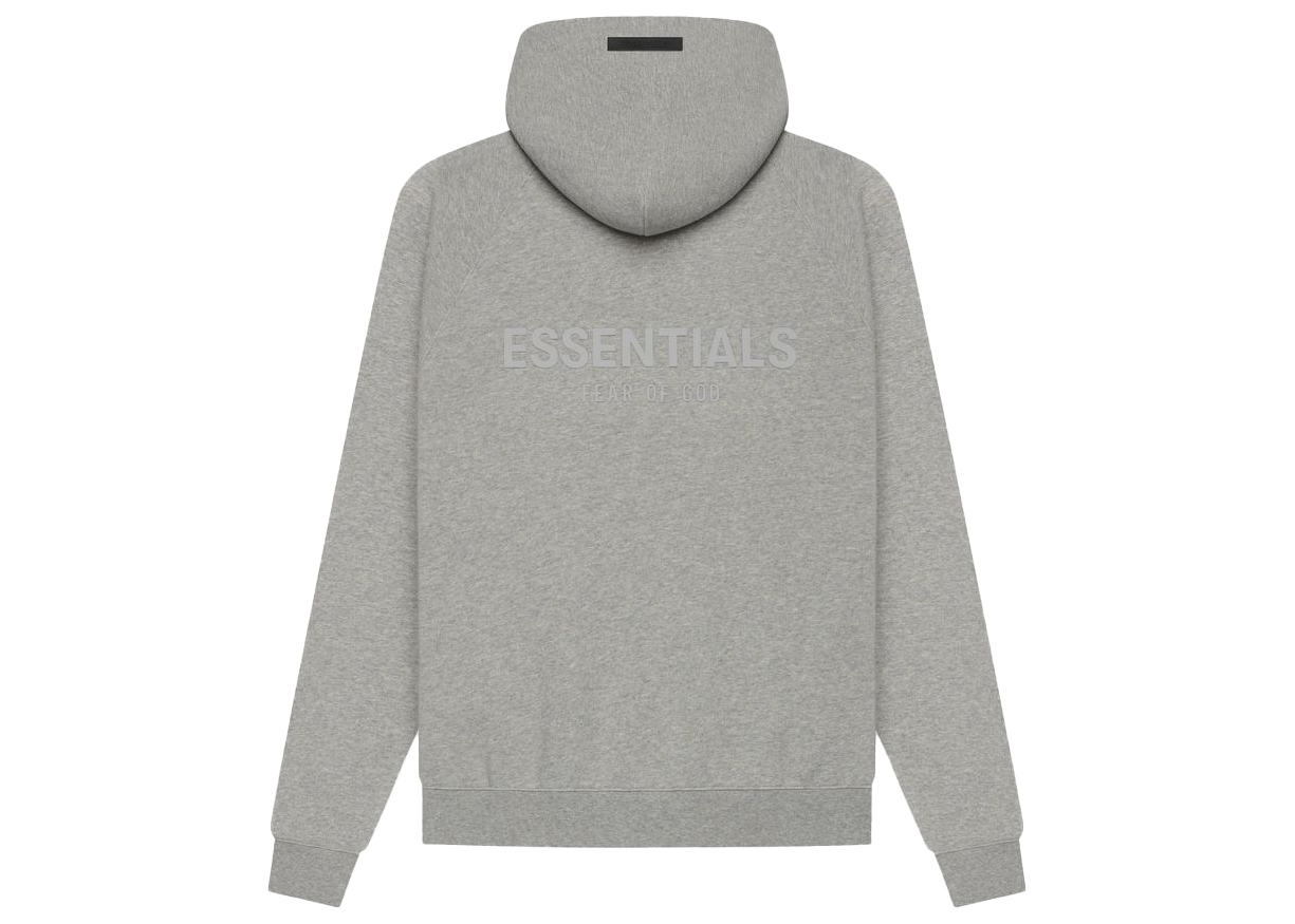 Fear of God Essentials Pullover Hoodie Dark Heather Oatmeal - SS21 