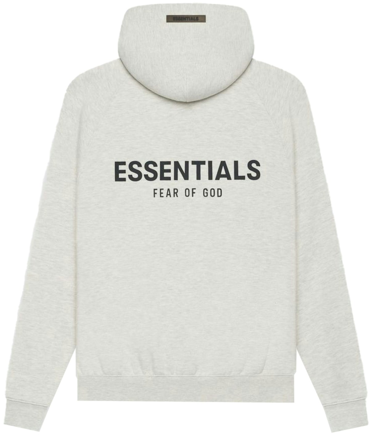Fear of God Essentials Pullover Hoodie Light Heather Oatmeal - SS21