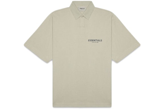 Fear of God Essentials Kurzarm Boxy Polo Moss