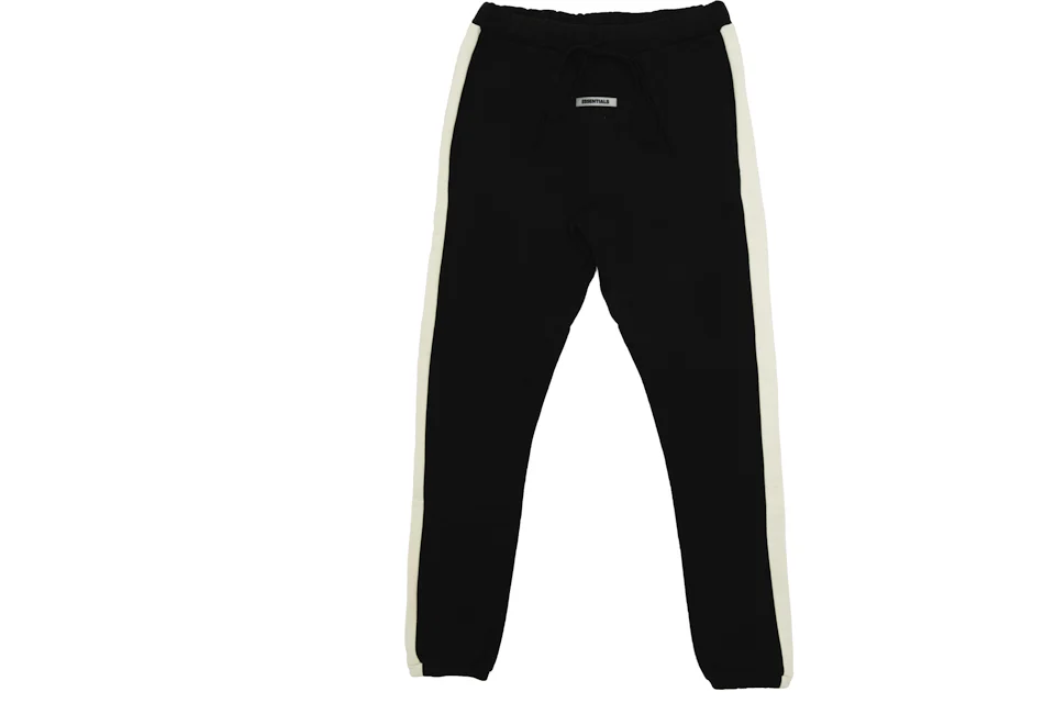 Fear of God Essentials Side Stripe Sweatpants (FW19) Black - FW19 - US