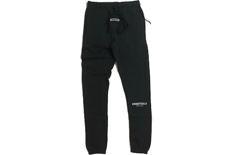 Fear of God Essentials Sweatpants Black White FW19 GB