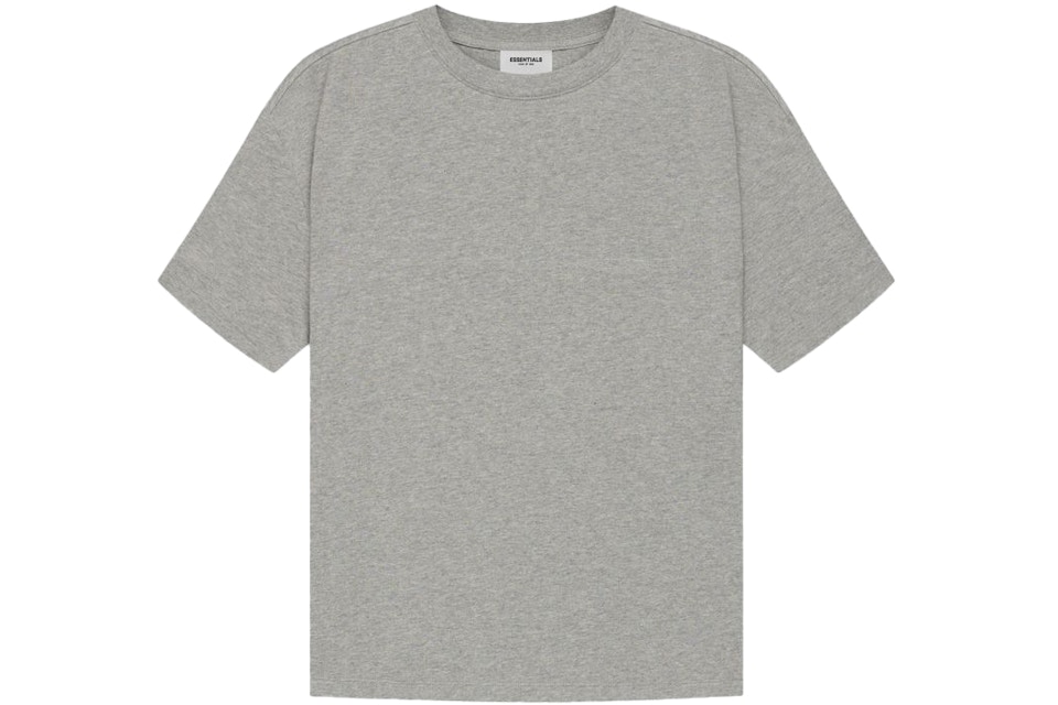 Fear Of God Essentials T Shirt Dark Heather Oatmeal Ss21 Fear Of God Essentials T Shirt Dark Heather Oatmeal Ss21