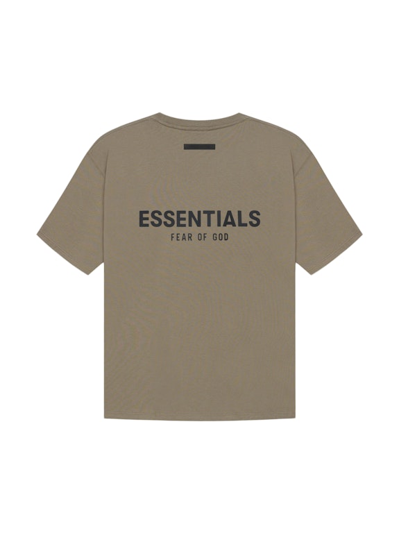 Pre-owned Fear Of God Essentials T-shirt Taupe