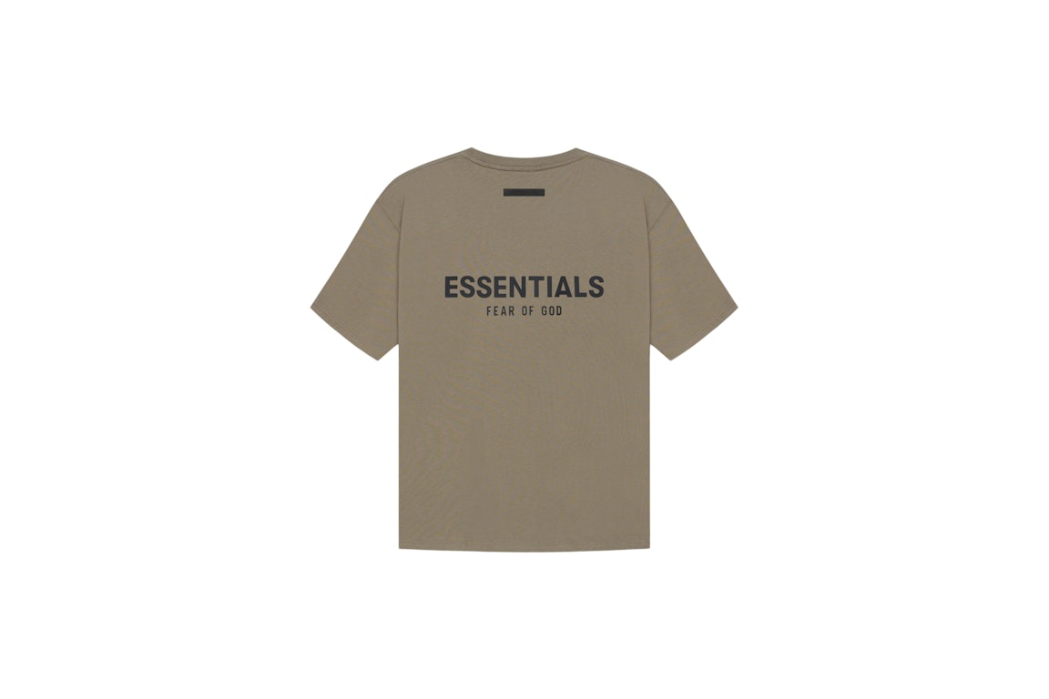 Pre-owned Fear Of God Essentials T-shirt Taupe