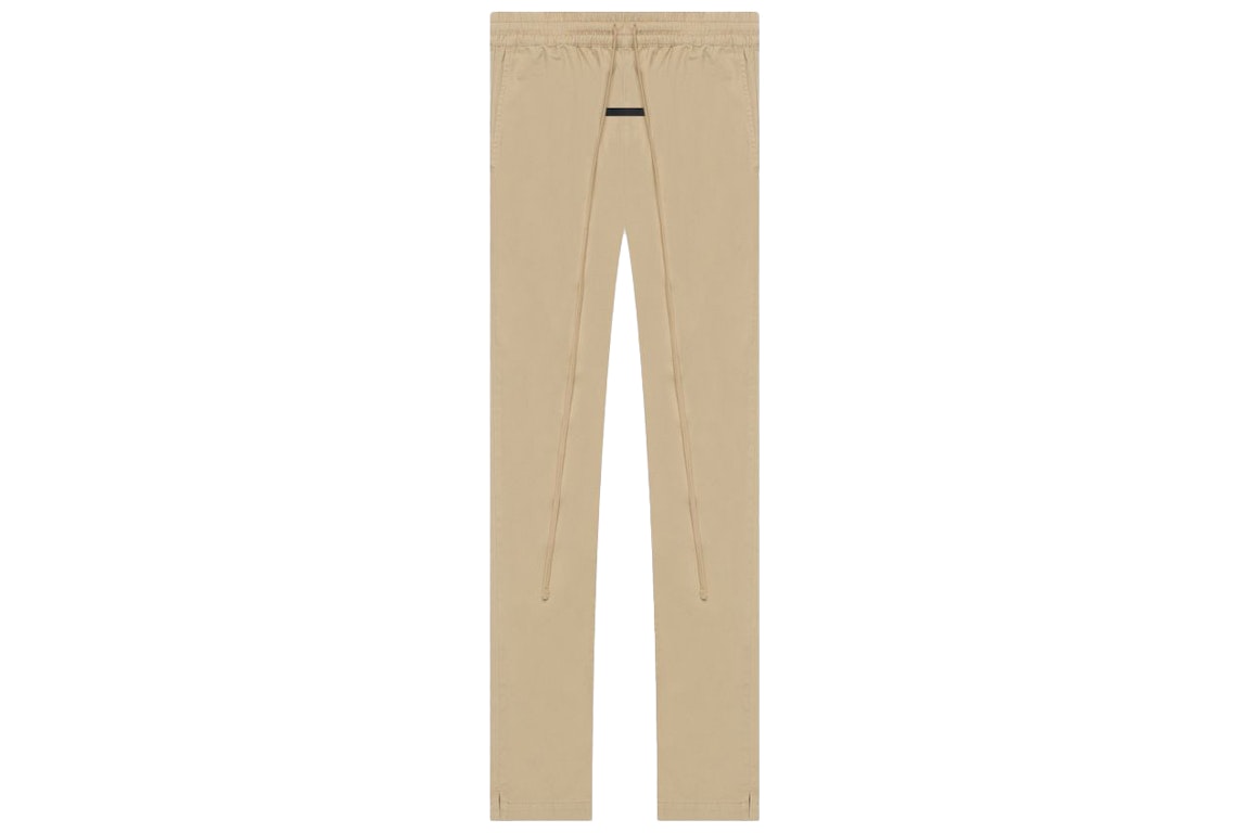 Pre-owned Fear Of God Essentials Twil Pant Khaki