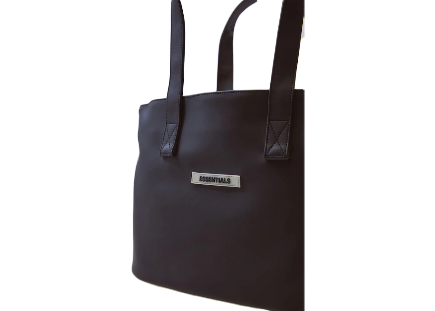 Fear of God Essentials Waterproof Tote Bag Black/White - FW19 - US