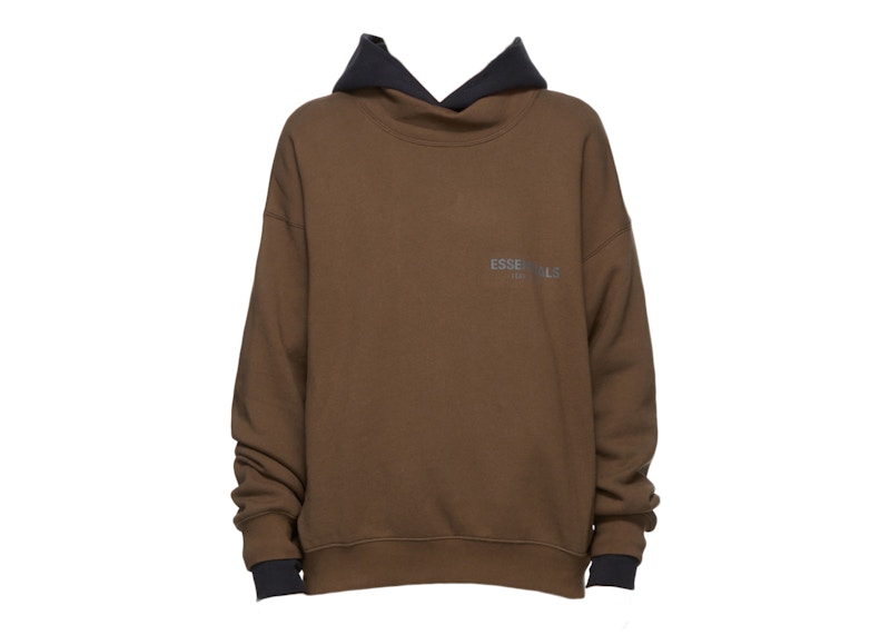 Rain Drum Brown Fog Hoodie Fear Of God Essentials X Ssense