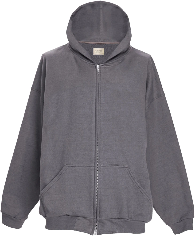 FEAR OF GOD Everyday Full Zip Hoodie God Grey Men's - SIXTH COLLECTION - US