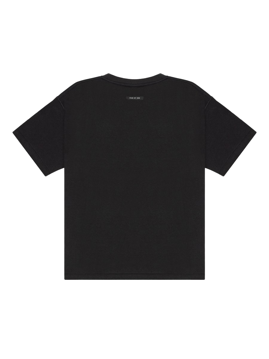 FEAR OF GOD FG Logo T-shirt Vintage Black - SIXTH COLLECTION - US