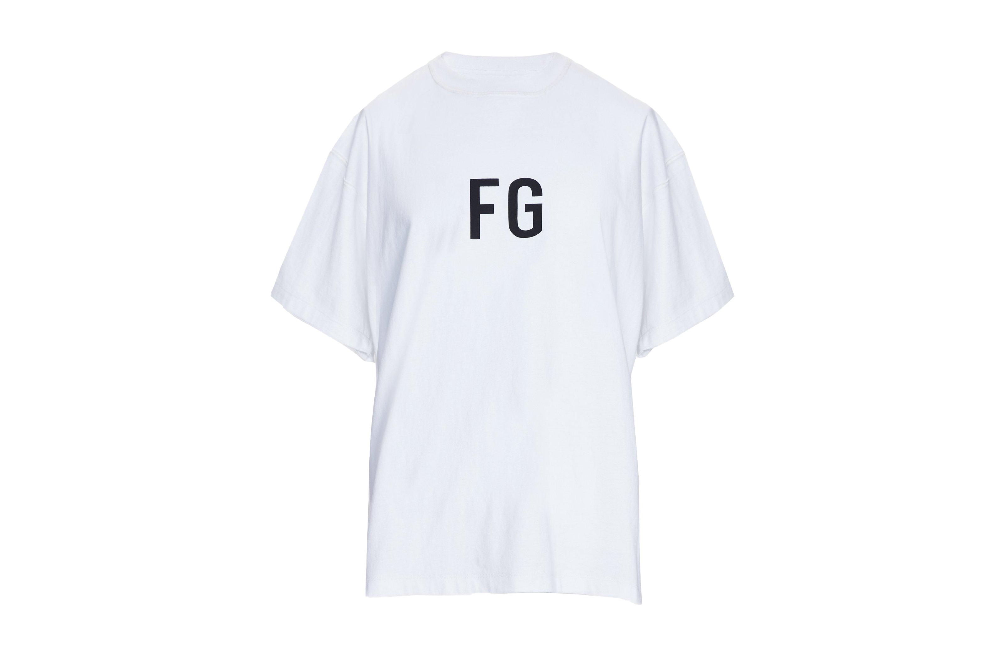FEAR OF GOD FG' Logo T-shirt White/Black