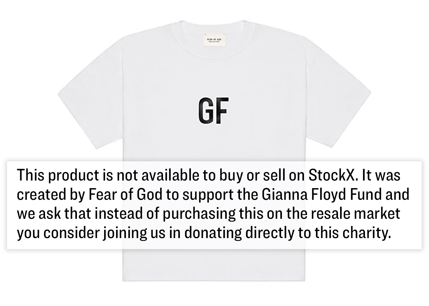 Fear of God GF Tシャツ