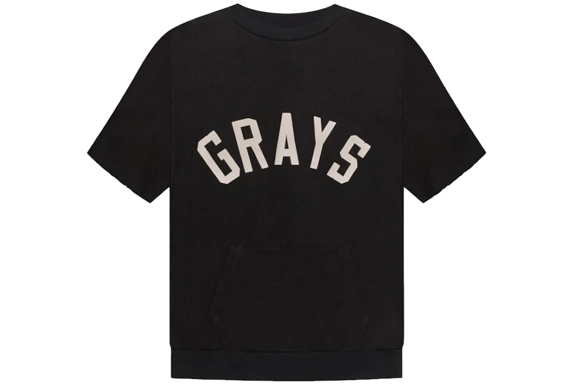 Fear of God Grays 3/4 Sleeve Sweatshirt Black