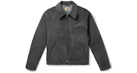 FEAR OF GOD Heavy Suede Work Jacket Charcoal