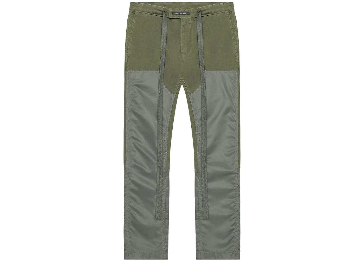 FEAR OF GOD Nylon Canvas Double Front Work Pants Army Green - SIXTH ...
