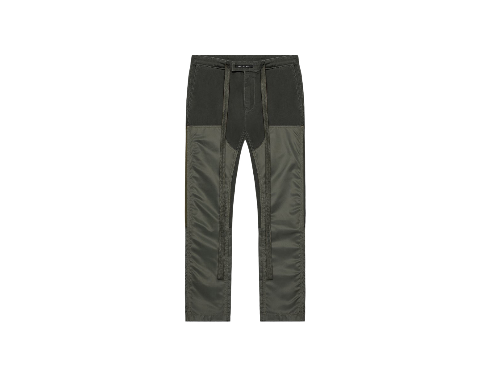FEAR OF GOD Nylon Canvas Double Front Work Pants Forest Green/Army ...