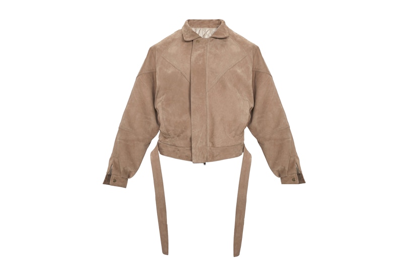 FEAR OF GOD Panelled Nubuck Jacket Light Brown Men's - SIXTH