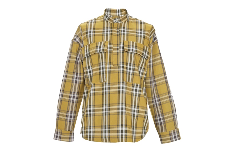 Supreme Nylon Plaid Pullover Tan Men's - FW18 - US