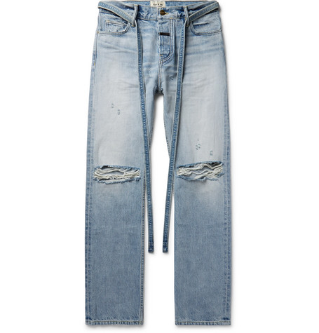FEAR OF GOD Relaxed Fit Denim Jeans Indigo Men's - SIXTH 
