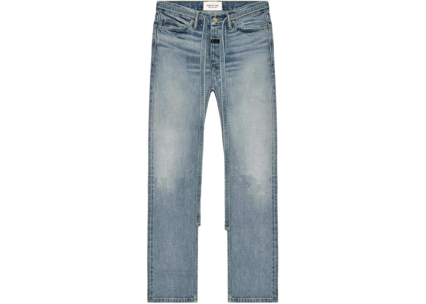 FEAR OF GOD Relaxed Fit Denim Jeans Vintage Indigo - SIXTH COLLECTION ...