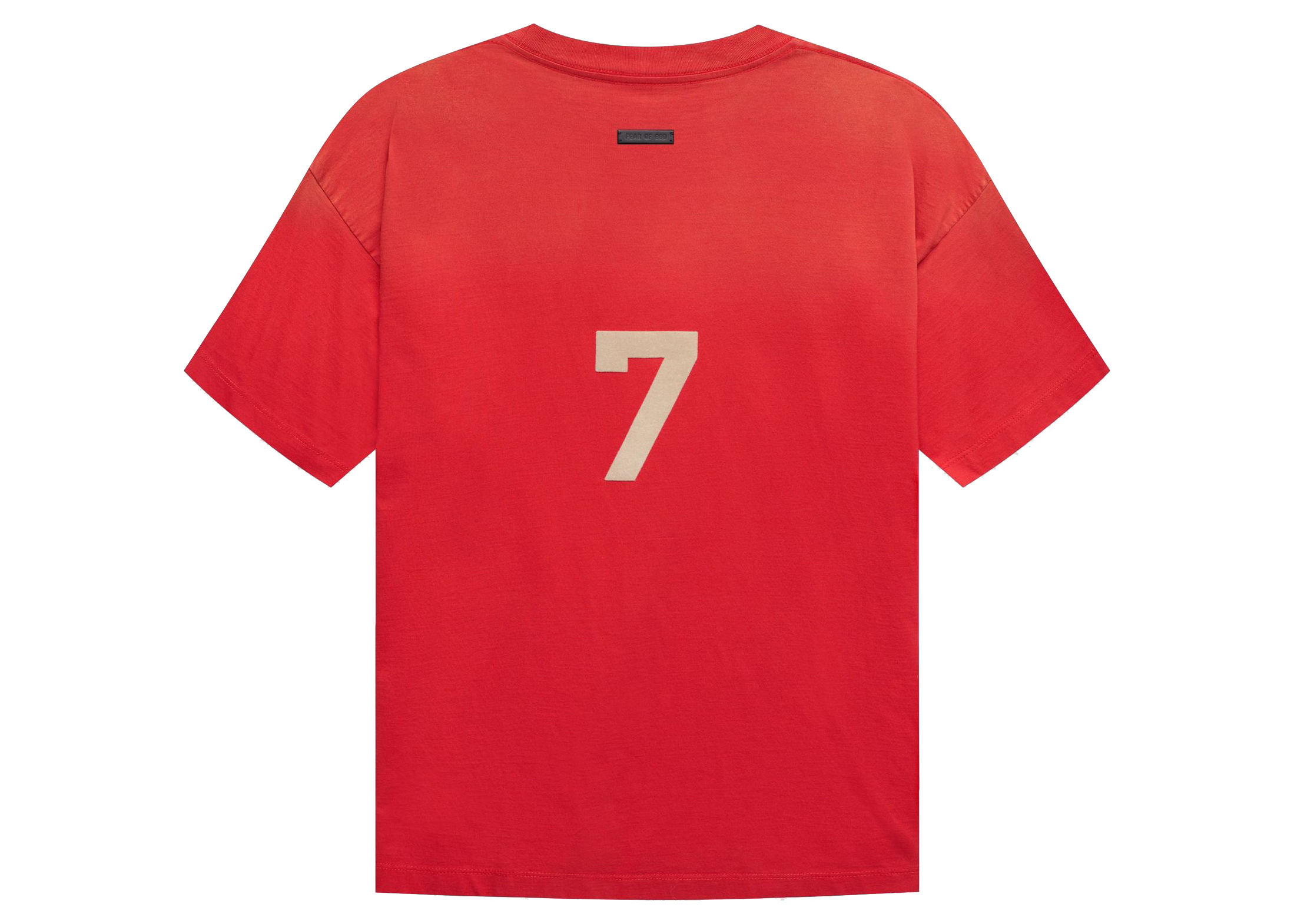 Fear of God Seventh Collection 7 Tee Vintage Red - SEVENTH 