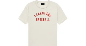 Fear of God Seventh Collection Baseball Tee Cream Heather/Red