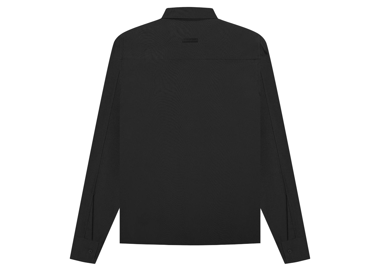 Fear of God Seventh Collection Crepe Shirt Black Men's - SEVENTH COLLECTION  - US