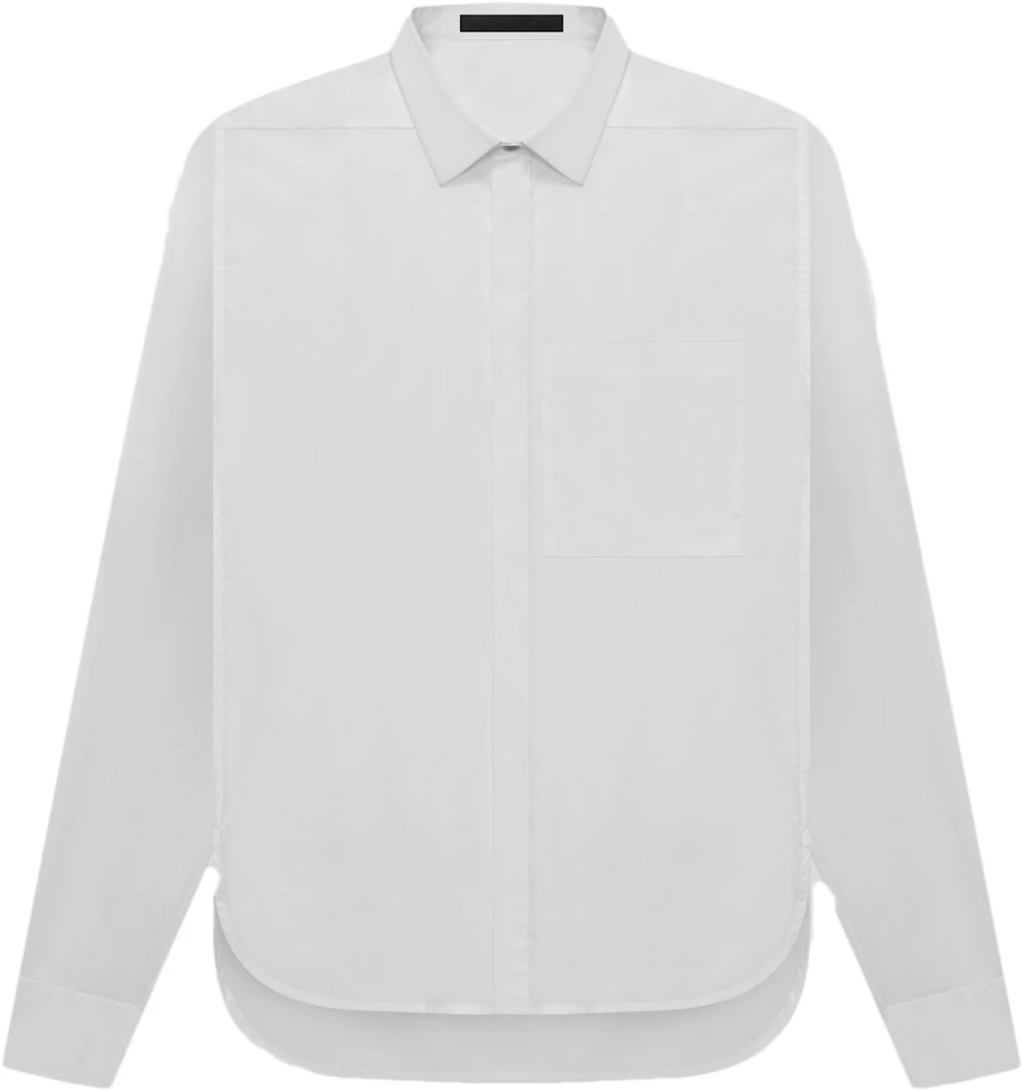 Fear of God Seventh Collection Easy Collared Shirt White Men's ...