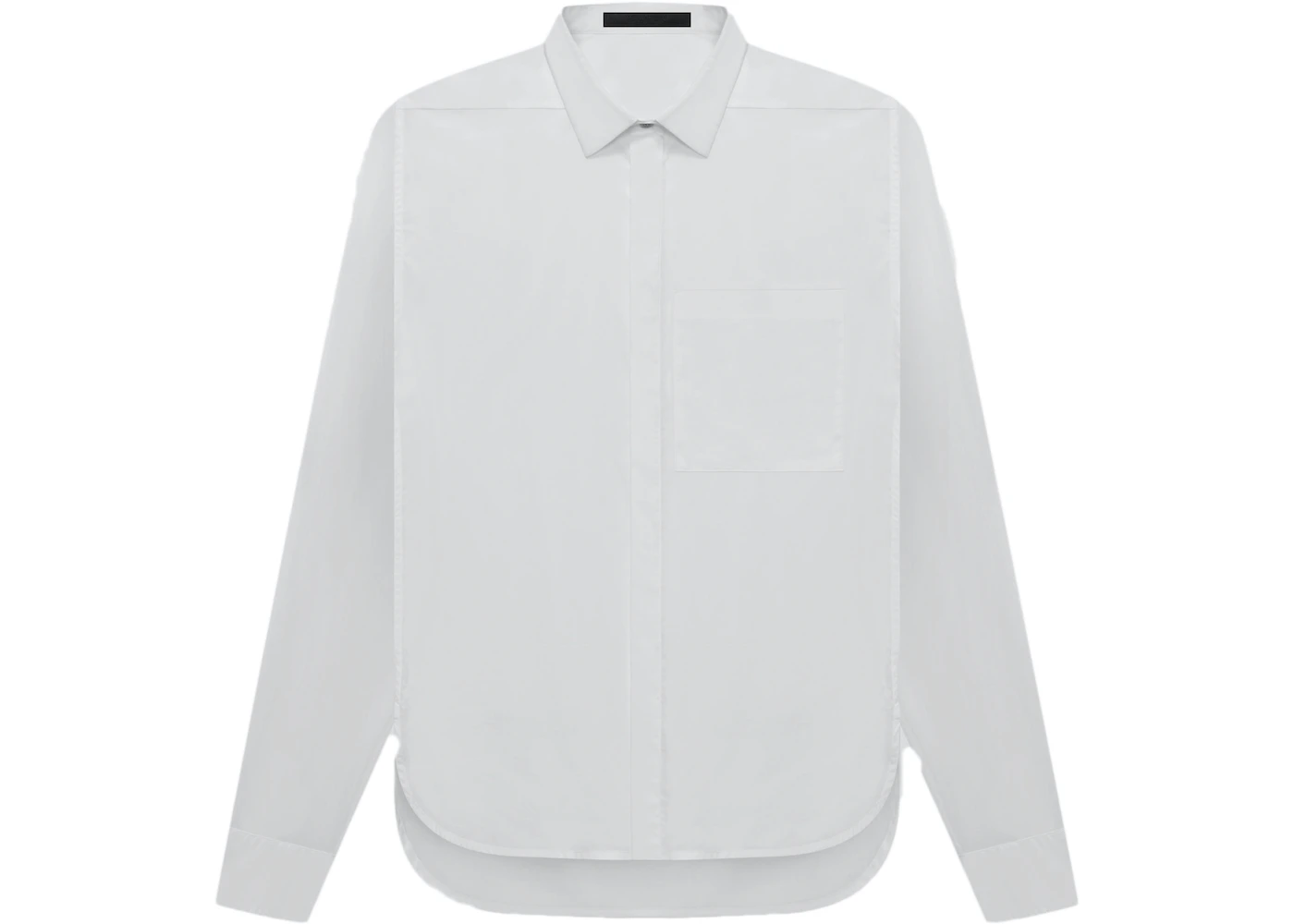 Fear of God Seventh Collection Easy Collared Shirt White Men's ...