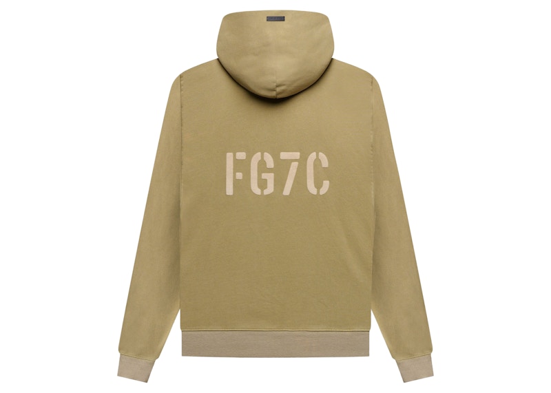 Fear of God Seventh Collection FG7C Hoodie Vintage Army