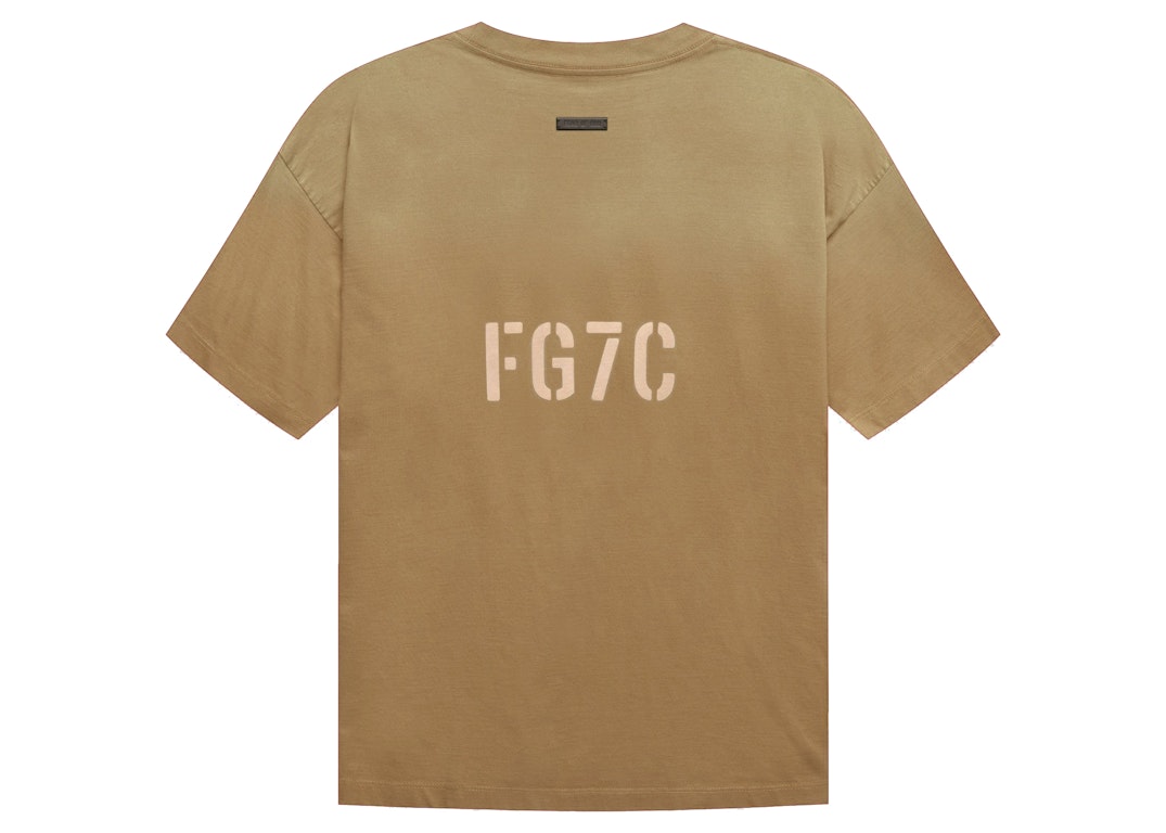 Pre-owned Fear Of God Seventh Collection Fg7c Tee Vintage Army