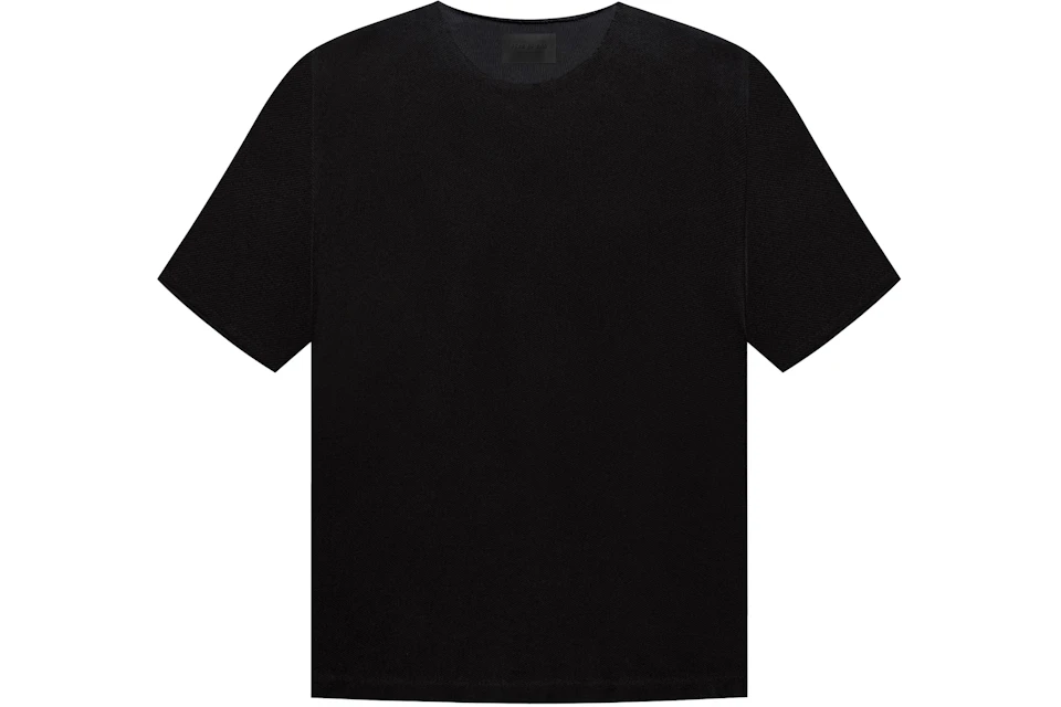 Fear of God Seventh Collection Inside Out Terry Tee Black - SEVENTH