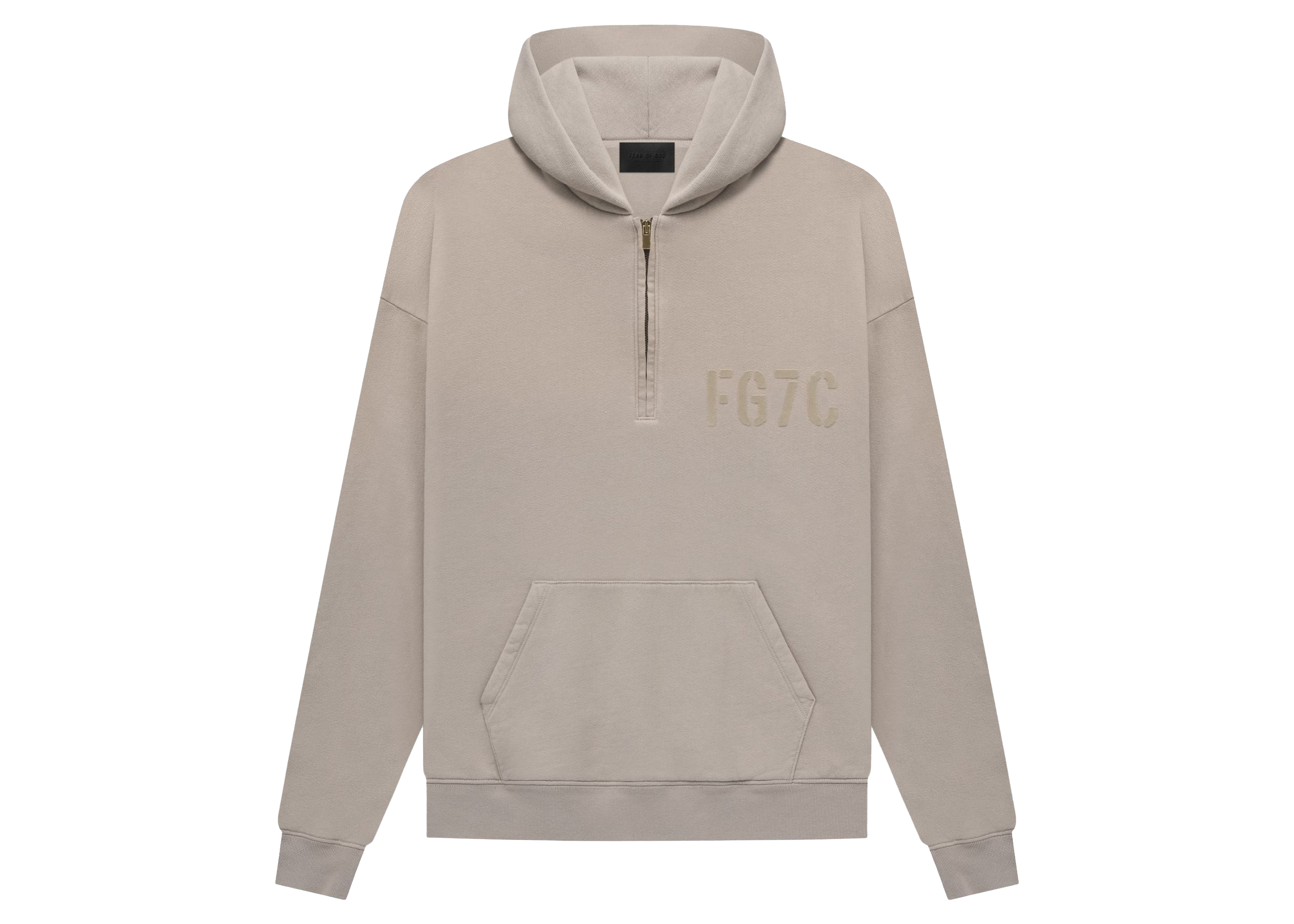 Fear of God Seventh Collection Long Sleeve Half Zip Hoodie Vintage