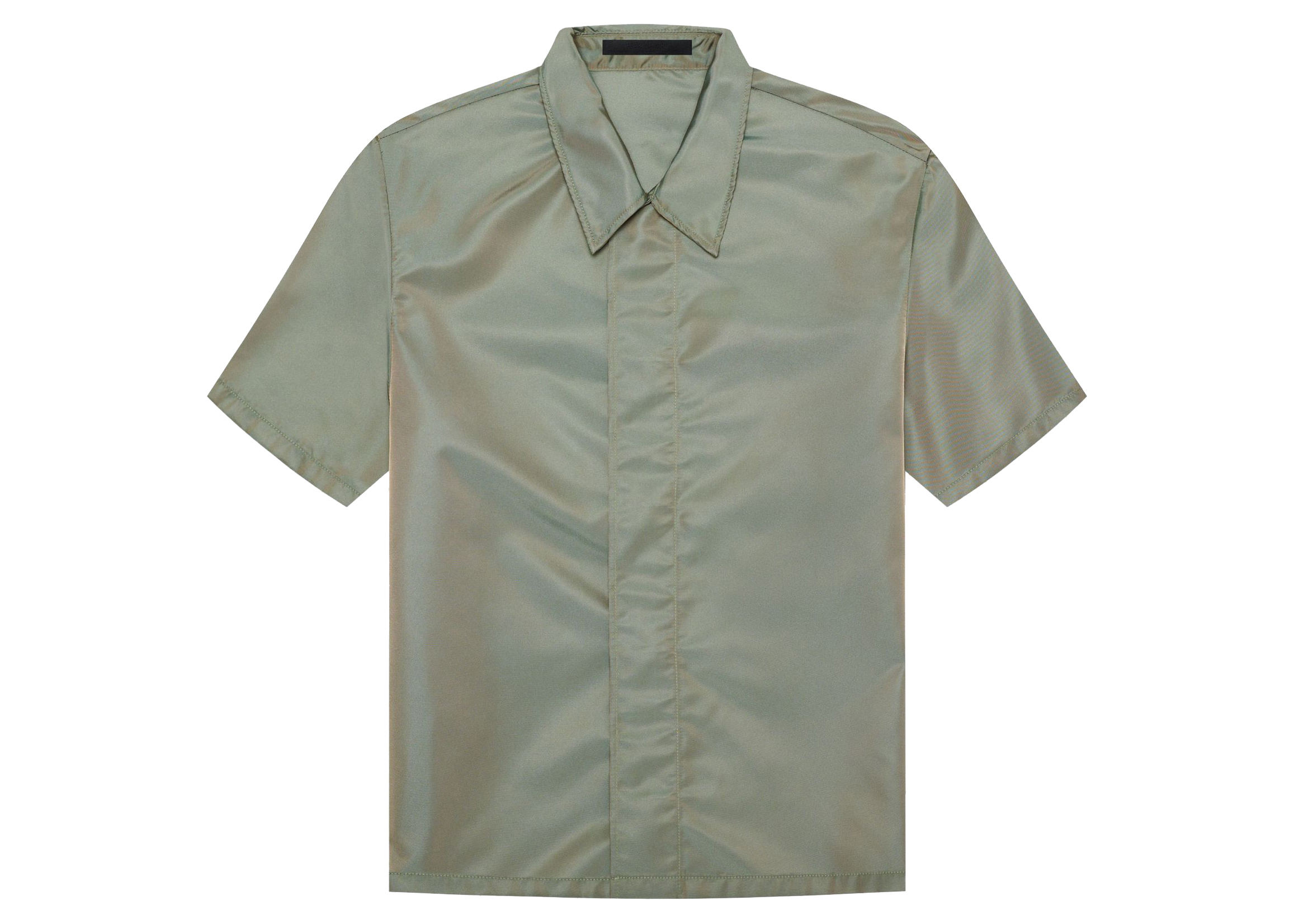 Fear of God Seventh Collection Short Sleeve Nylon Shirt Green 
