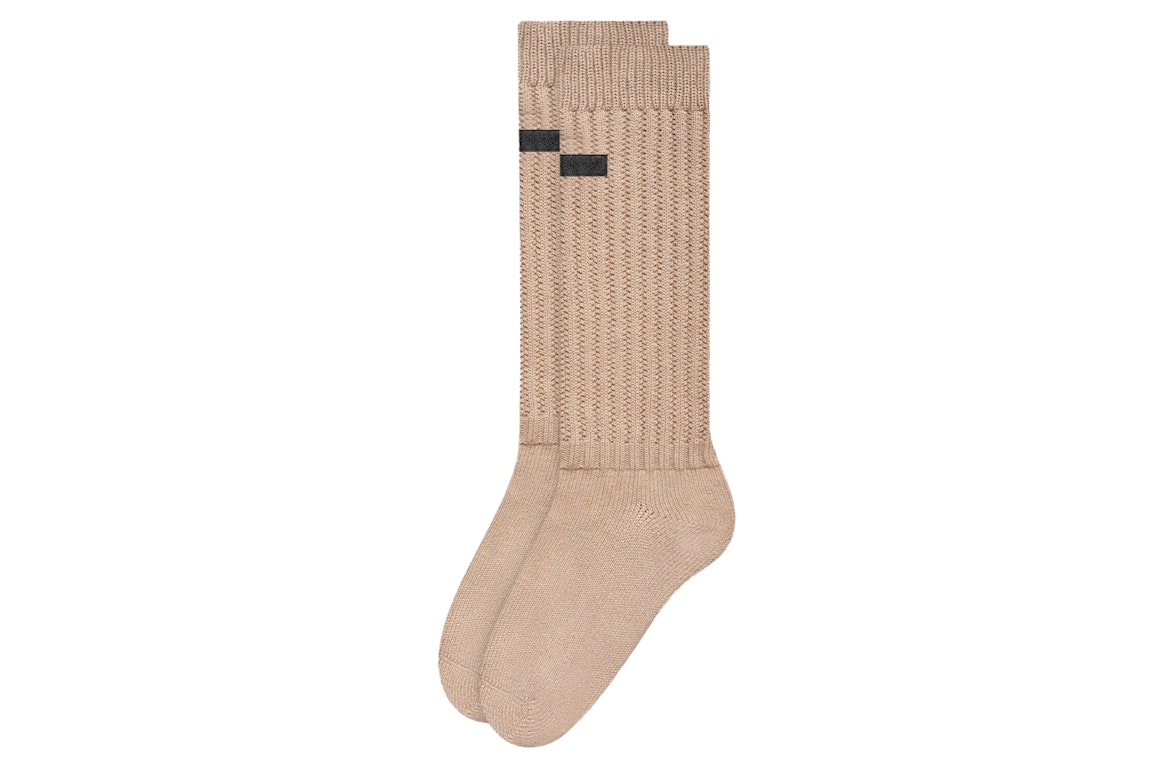 Pre-owned Fear Of God Seventh Collection Socks Camel