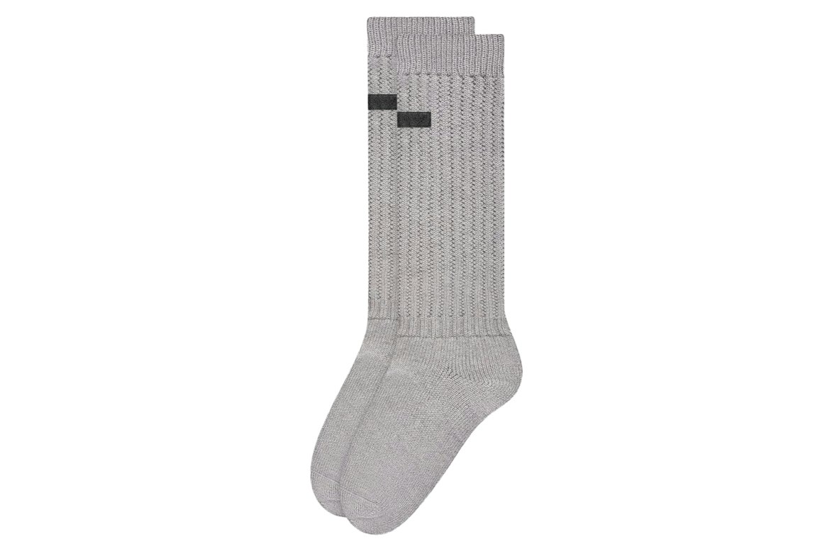 Pre-owned Fear Of God Seventh Collection Socks Light Grey