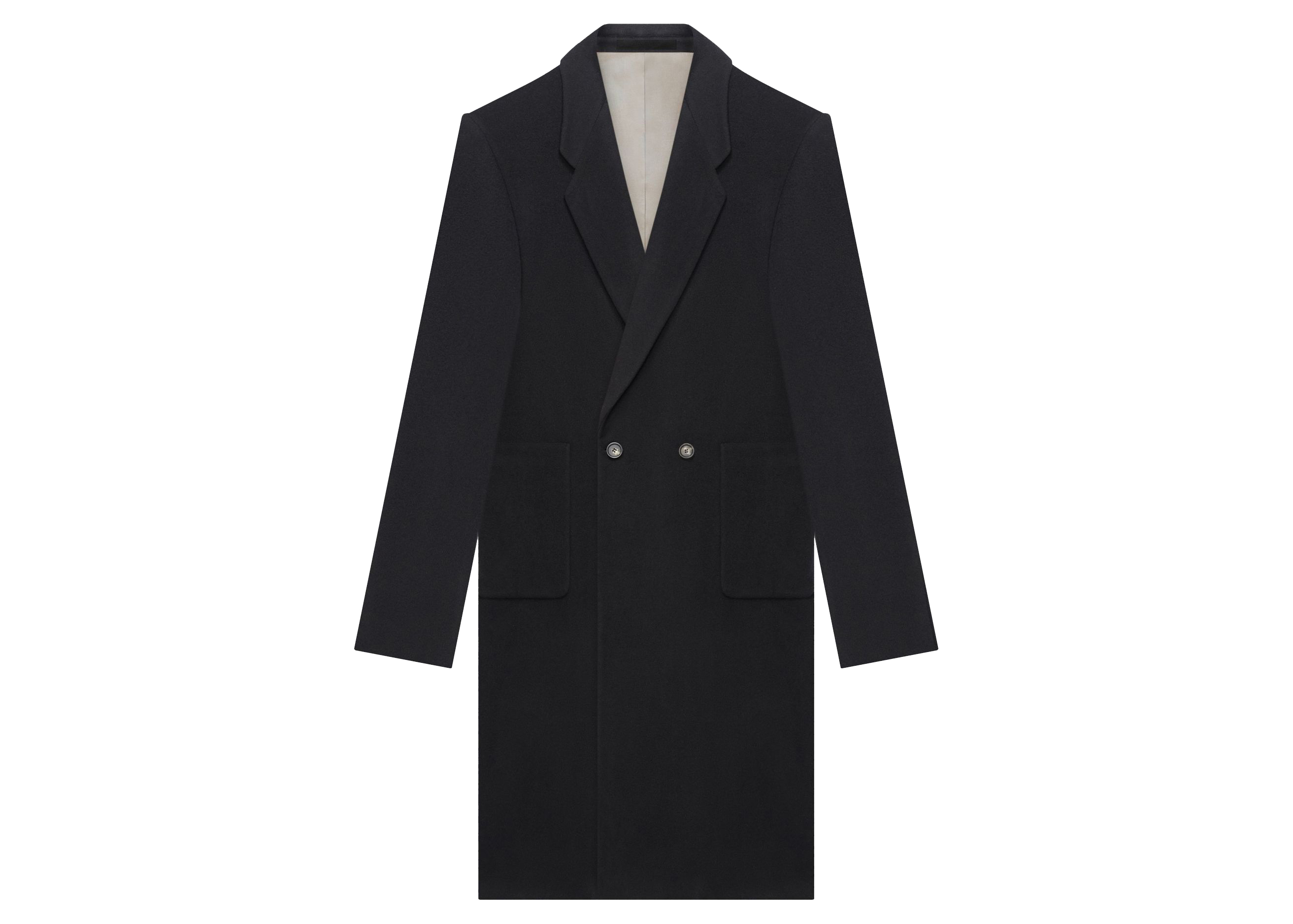Fear of God Seventh Collection The Overcoat Black - SEVENTH 