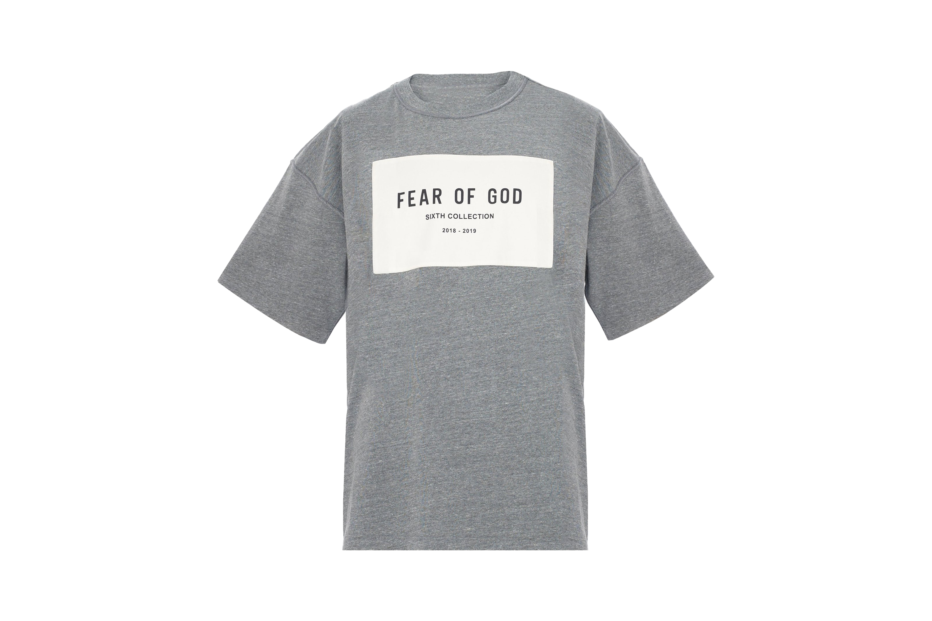 FEAR OF GOD 6th collection logo t shirt