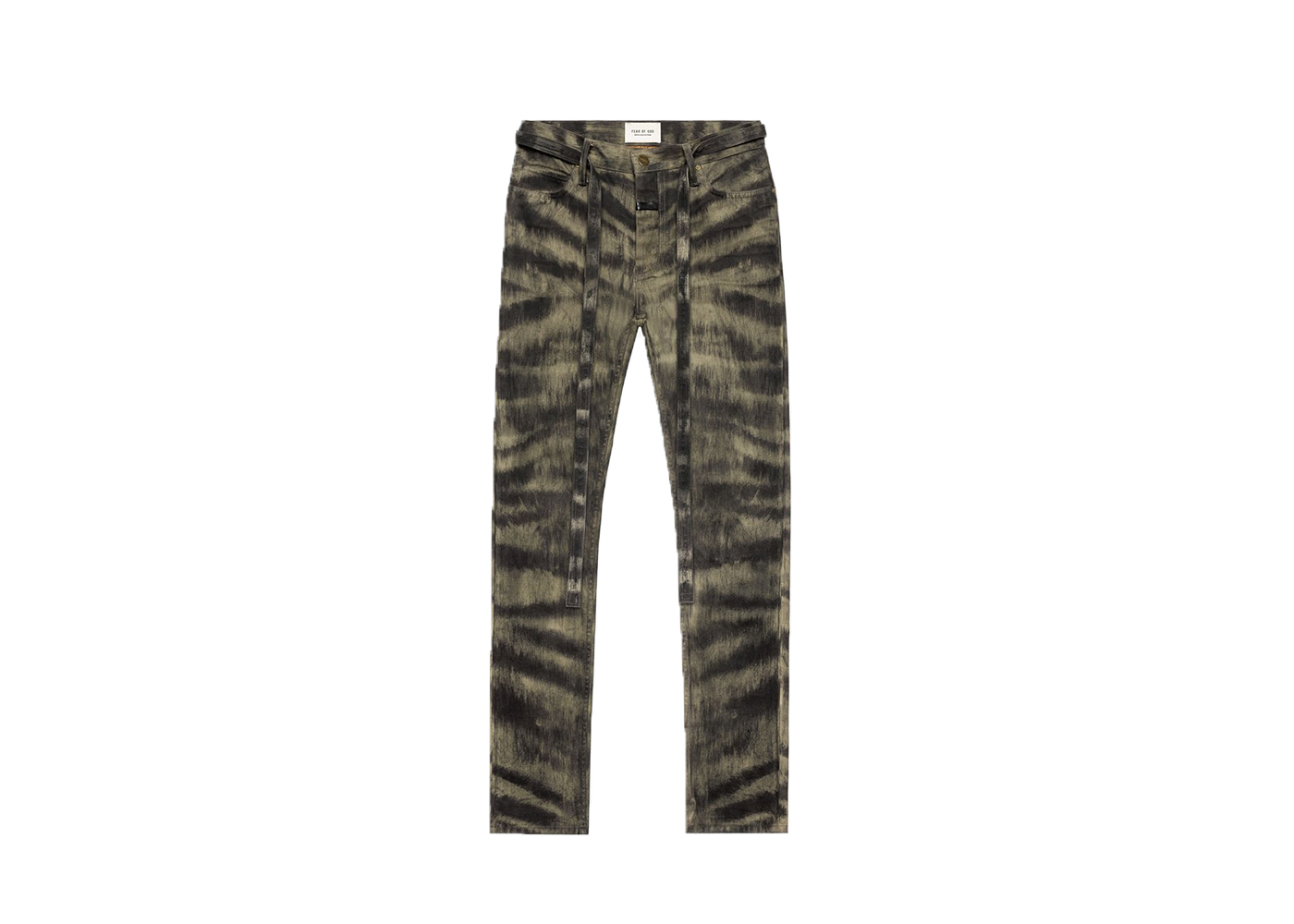 ジェリー・ FEAR GOD - fear of god belted canvas denim pantsの通販