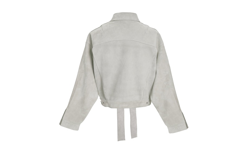 Fear of god 2025 suede trucker jacket