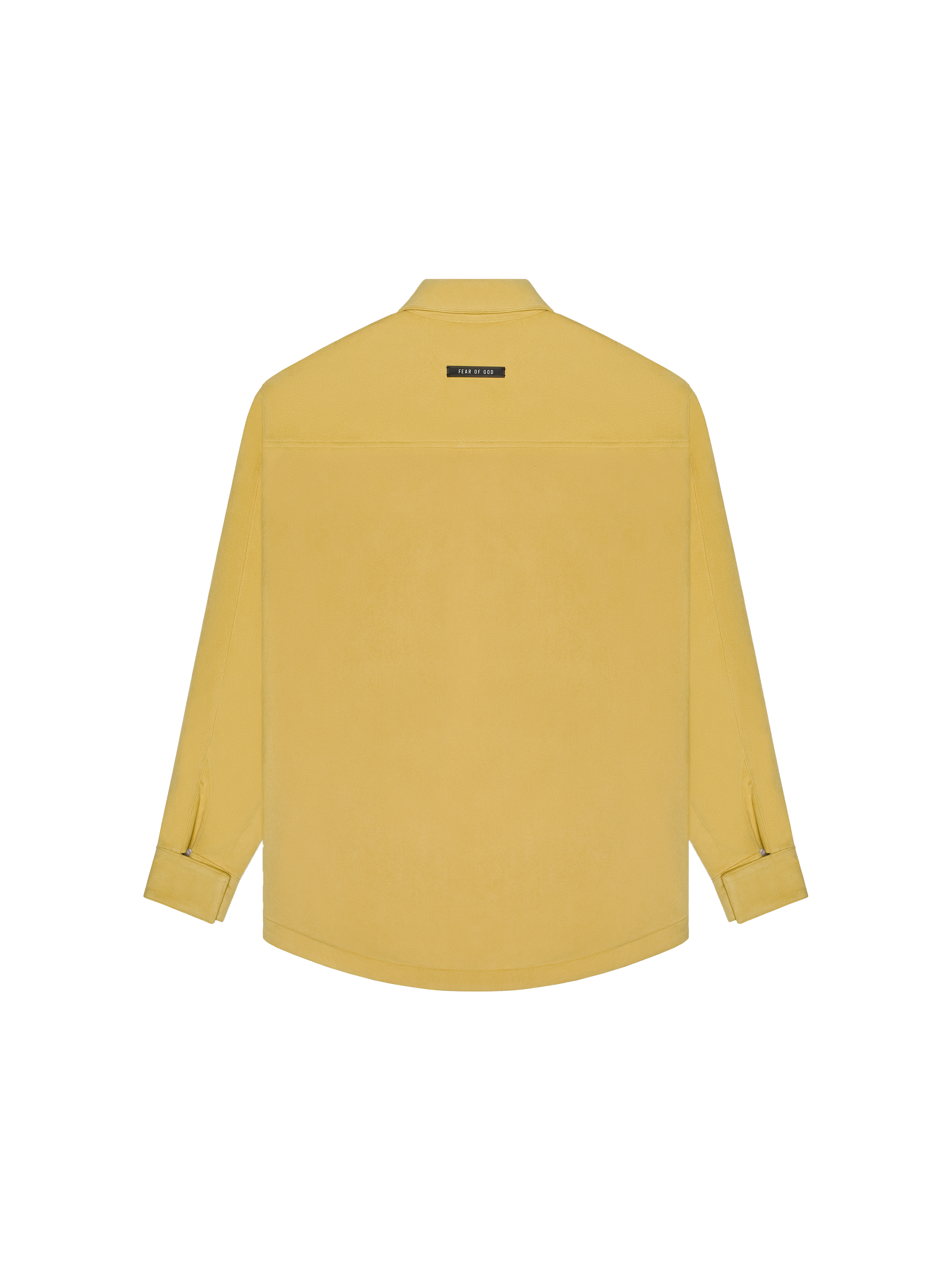 FEAR OF GOD Ultrasuede Shirt Jacket Garden Glove Yellow